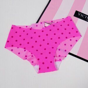 nwt victoria's secret polka dots spots no show seamless hipster cheekster